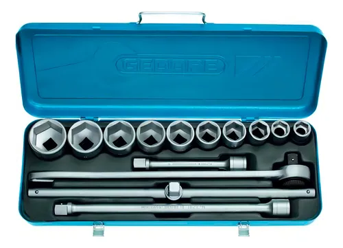 comprar Jogo De Soquete Sextavado Gedore 3\u002F4 Pol 22 A 50 Mm 14 Peças