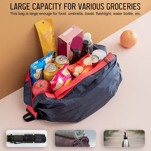 Bolso Plegable De Nylon Reutilizable Para Viajar