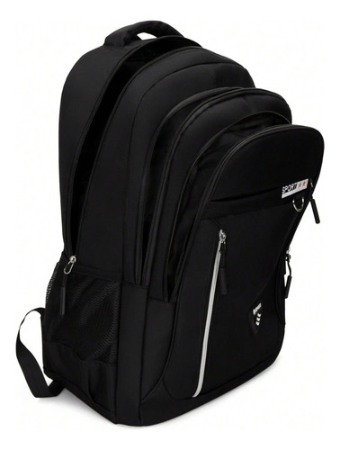 Mochila Laptop Viaje Escolar Resistente Al Agua Antirrobo 15.6 Pulgadas Grand Capacidad 40l Color Azul Diseño De La Tela Lisa