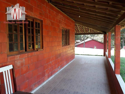 Chácara Arborizada Com Riacho, Ótimo Bairro, 02 Dormitórios À Venda, 2000 M² Por R$ 280.000 - Pedra Bela/sp - Ch0046