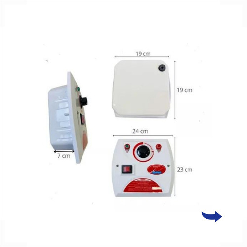 Sauna Vapor Steam Inox 9 Kw Com Quadro Analógico Termomêtro