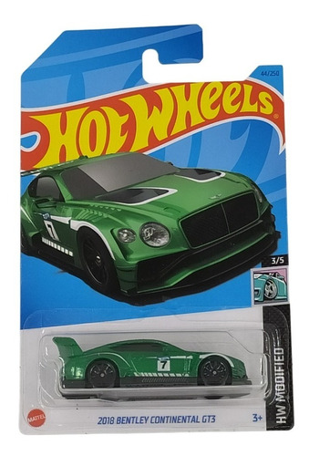 Hot Wheels 2018 Bentley Continental Gt3 2023 44 Hw Modified