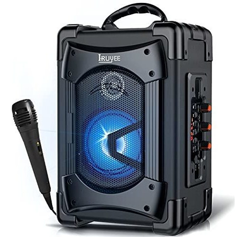 Iruyee Máquina De Karaoke Con Micrófono, Sistema De Megafoní