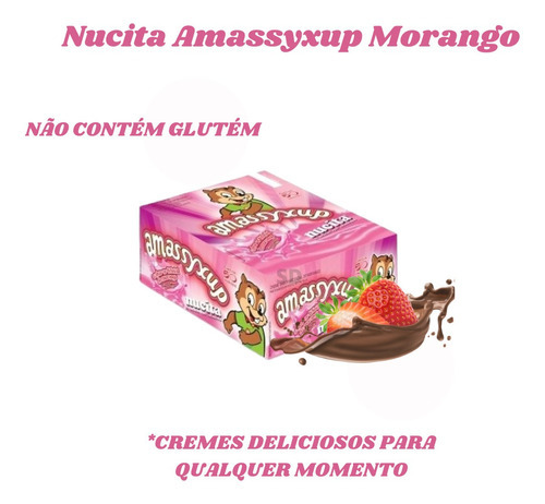 Kit Caixa Chocolate Amassychup + Amassyxup Morango C/100