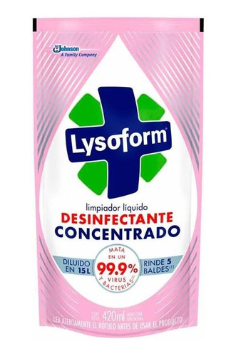 Limpiador  Bebe Dp 420 Ml Lysoform Limpiadores P/pisos