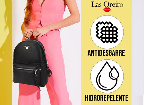 Mochila Bolso Casual Símil Cuero Varios Colores Dama Mujer - FEBO