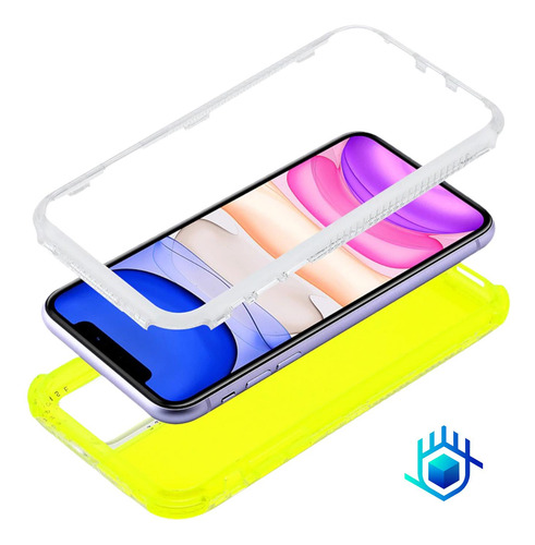 Imagen 9 de 10 de Funda Galaxy 360 + Mica Protector Reforzada Uso Rudo Mujer