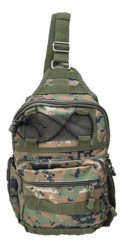 Mochila Táctica Militar Multiusos Campismo Pechera Impermeab