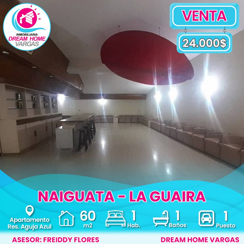  Apartamento En Venta  Residencias Aguja Azul. Naiguata  La Guaira