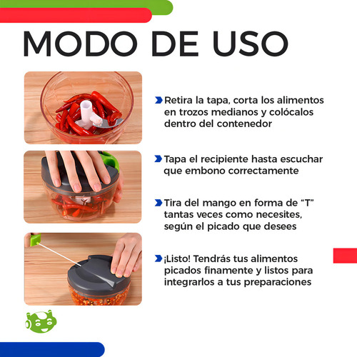 De Cortador Picador Manual Portátil Slim Company Triturador