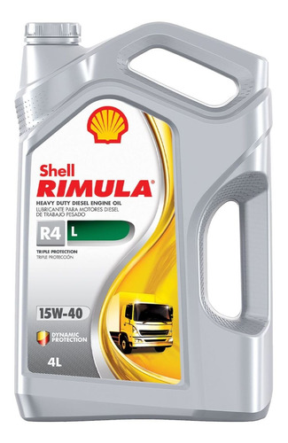 Aceite De Motor Shell Rimula R4 L 15w40 4 Litros