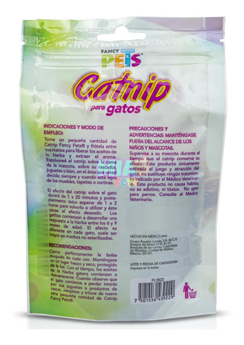 Imagen 5 de 6 de Atrayente En Hierba Gatos Catnip 28 G Fancy Hierba Gatera