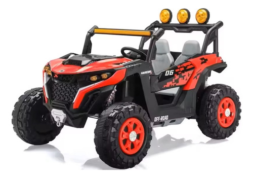 Montable Razer Eléctrico Para Niños Aeiou Xhd-rx Resistente Color Rojo