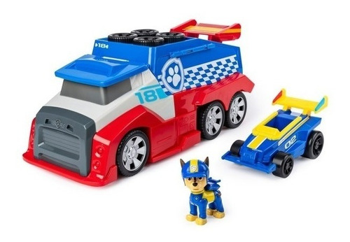 Brinquedo Patrulha Canina Veiculo Pit Stop Rescue Racer 1289