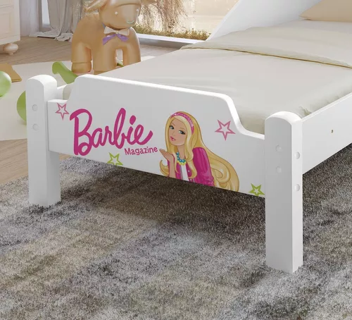 Caminha Infantil Da Barbie Quarto Menina Com Colchão