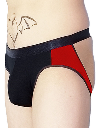 Calzón Suspensorio De Algodón Para Hombre Sexy Suave 705 Roj