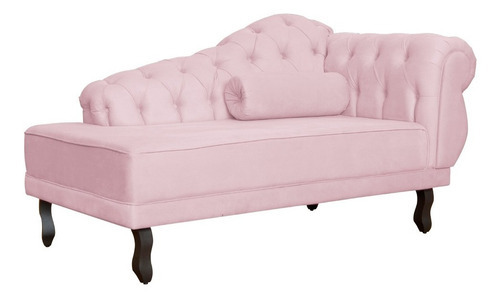Divã Larissa Luxo L.Esquerdo Consultorio de Psicología Clínica, color rosa claro