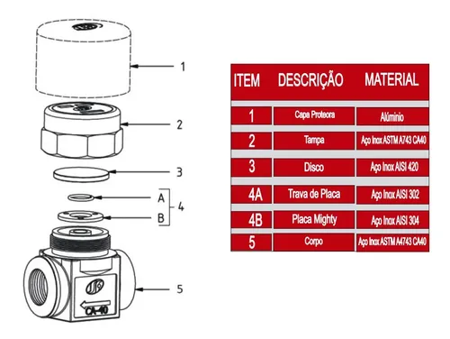 Purgador Termodinâmico Ar Comprimido Mdt-423 1/2 - Sf Inte | Frete