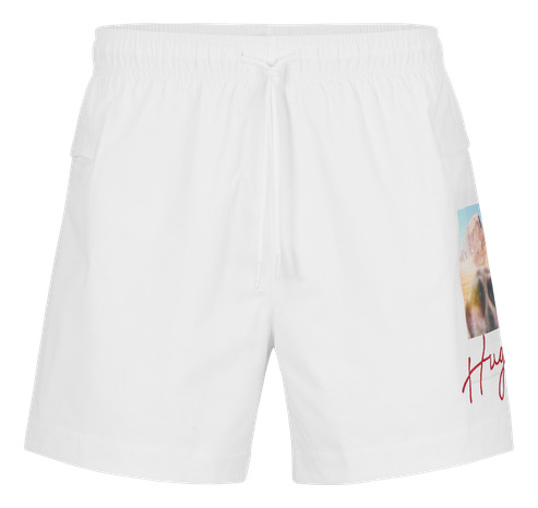 Traje De Baño Tipo Shorts Hugo De Hombre Con Logo