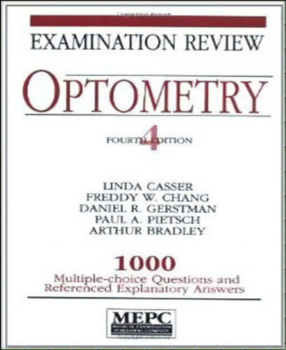 Mepc: Optometry: Examination Review, De Linda Casser. Editorial Mcgraw-hill Education - Europe En Inglés