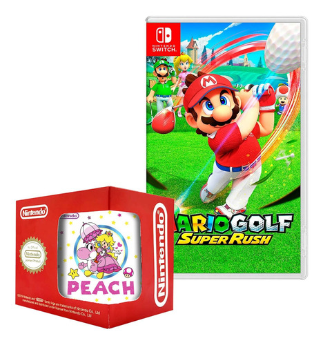 Mario Golf Super Rush Nintendo Switch Y Taza 1