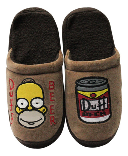 Pantuflas Bordadas Homero Cerveza / Homero Simpson 