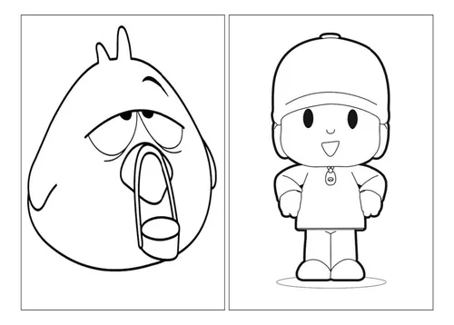 Desenhos do Pocoyo para Colorir