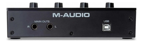Interface De Áudio M-track Duo Usb De 2 Canais M-audio Preto