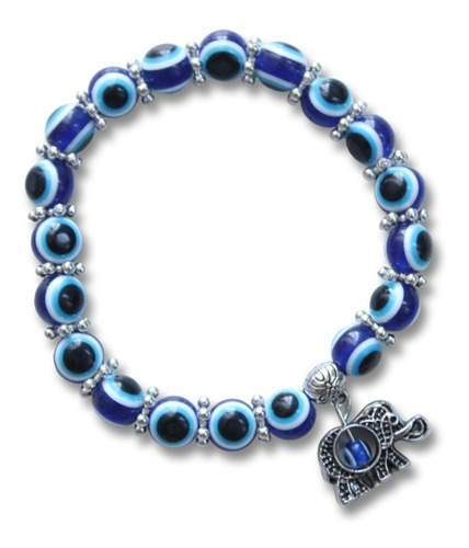 Pulsera Ojo Turco Azul Elefante