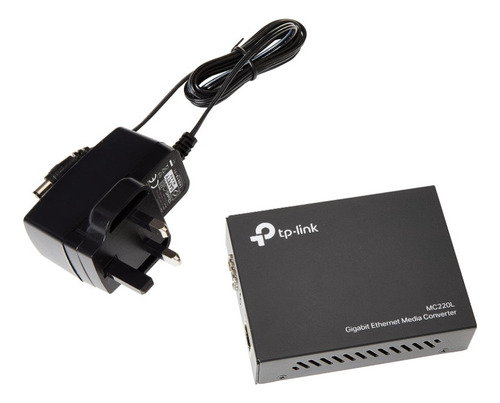 Conversor De Mídia Tp-link Mc220l Fibra Óptica Gigabit