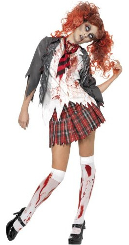 Smiffy S Zombie Schoolgirl Mujeres De Adultos S Traje