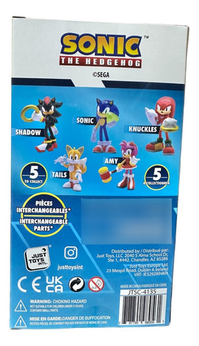 Sonic The Hedgehog Partes Intercambiables Talis 426a