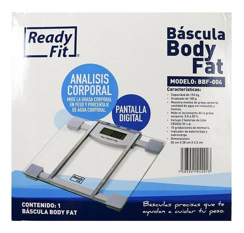 Báscula Digital Análisis Corporal Body Fat