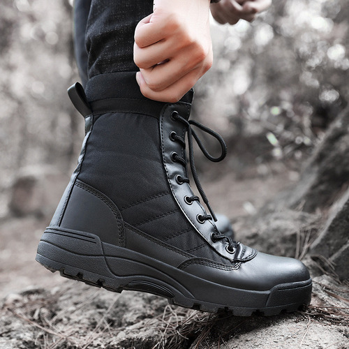 Botas Tácticas Militares Para Exteriores Para Hombre Policía