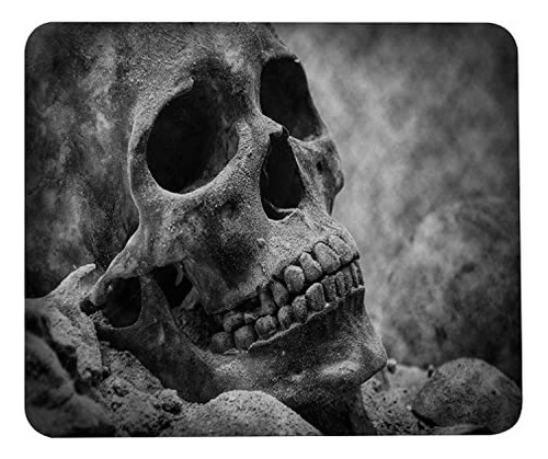 Gaming Mousepad Black Scary Skull,mouse Pads For Comput...
