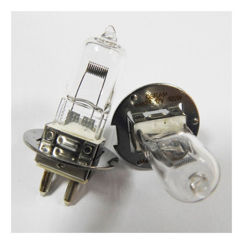 Lámpara halógena Fenda 64621 de Osram, 12 V, 100 W, Pg22, color de luz blanco cálido
