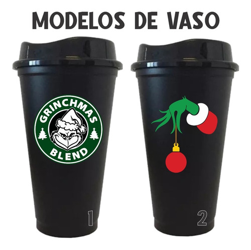 Grinch Navidad Paquete Set De Regalo Playera Vaso