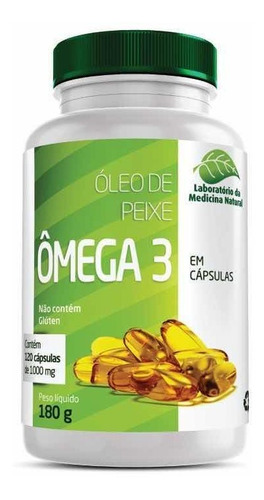 Omega 3 Aceite De Pescado 1000 Mg 120 Caps.