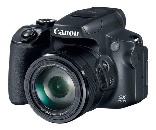 Imagem 1 de 4 de Canon PowerShot SX SX70 HS compacta avançada cor preto