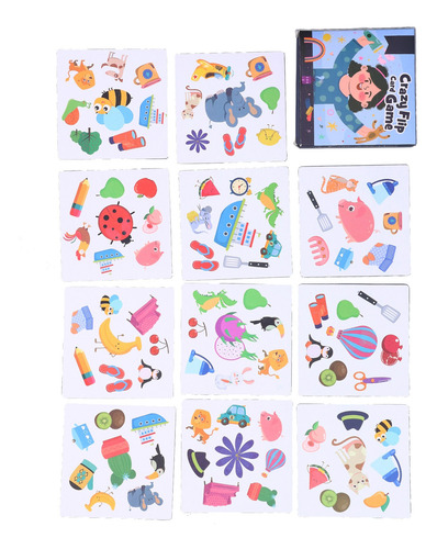 Crazy Flip Card Game Matching Games Family Board Early