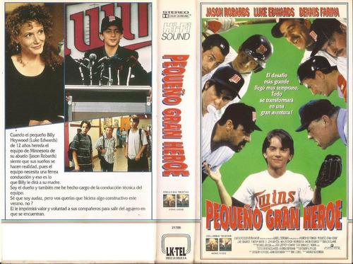 Pequeño Gran Heroe Vhs Little Big League 1994