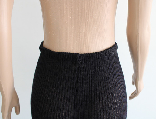 Imagem 3 de 4 de Calça Legging Canelada Grossa Lã Feminino Masculino Cós Alto