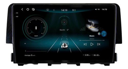 Multimídia Aikon Fóton G3 Civic 2017 A 2022 12+256gb 2k 9p
