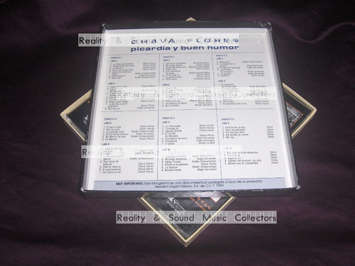 Chava Flores Picardia Y Buen Humor Caja 6 Cassettes Readers (Usado)