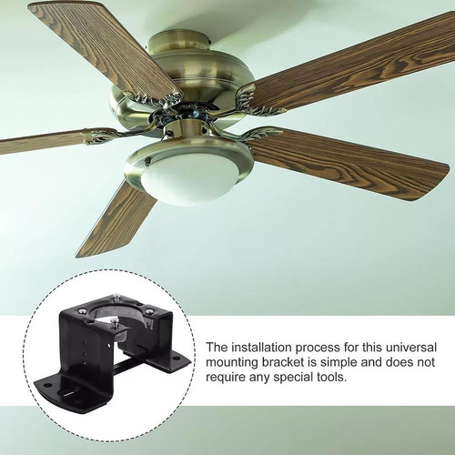 Soporte Montaje Del Ventilador Techo Kit Metal Base