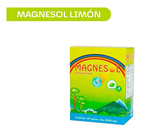 Magnesol Sabor Limón Caja X 33 Und - Oferta!!!