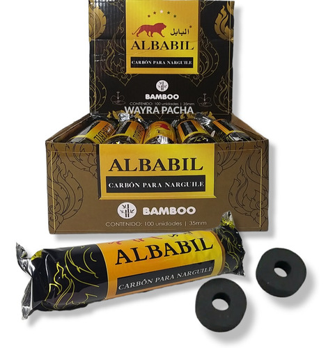 Carbón Al Fakher Para Sahumar Premium Black