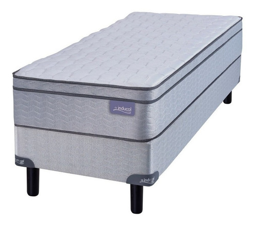 Imagen 8 de 10 de Colchon Resorte Inducol Pravia Europillow 090x190