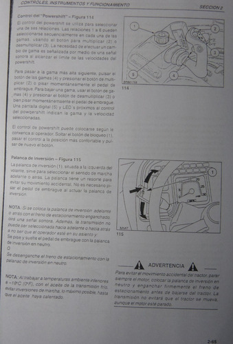 Manual Del Operador New Holland Tm135 Tm150 Tm165