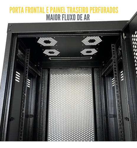 Rack Servidor Perfurado 36u X 770mm Flex Tipo Piso Padrão 19
